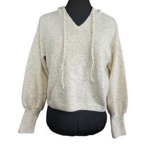 SO juniors speckled cropped hoodie sweater Small NWOT
